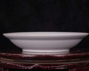 清康熙白釉漫元 罗斯柴尔德火漆印壶承茶盘笔洗 茶坊款