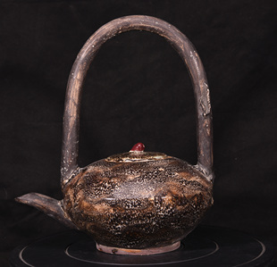 大唐鲁山窑变花釉刘炳剑作茶壶