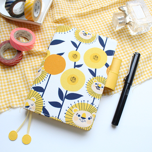 【小狮子】可爱卡通 布艺手工书衣本套 手帐定页书皮 hobo/md