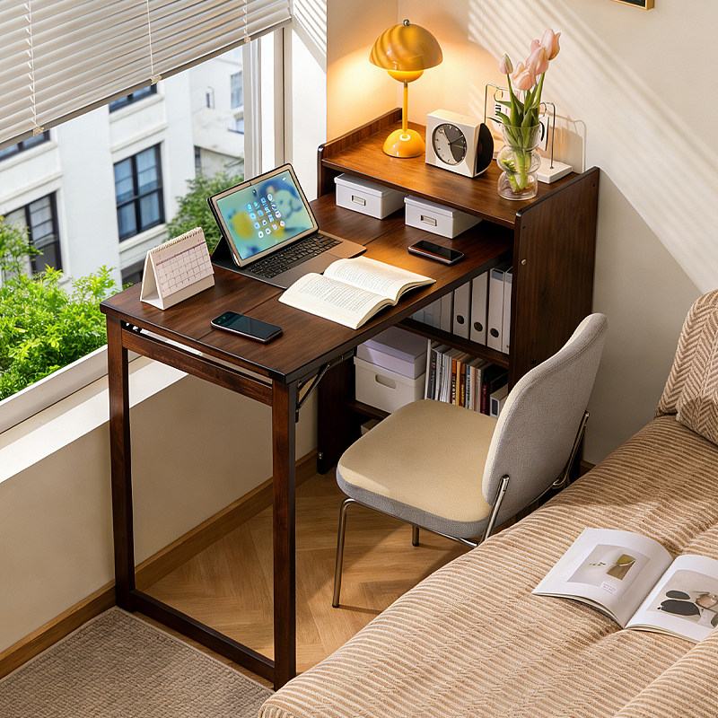 书房书桌小户型卧室家用可折叠收纳桌电脑桌学生学习简约写字桌子,住宅家具,折叠桌,淘宝优惠券,粉丝福利购,淘宝优惠卷