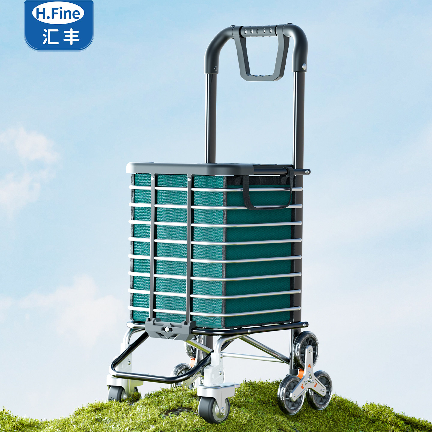 购物车折叠轻便携买菜小拉车家用2026新款拖车露营菜篮快递小推车,户外/登山/野营/旅行用品,户外营地车,淘宝优惠券,粉丝福利购,淘宝优惠卷