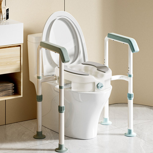 马桶增高器架子老人家用椅垫助力架残疾人老年移动坐便器加高扶手