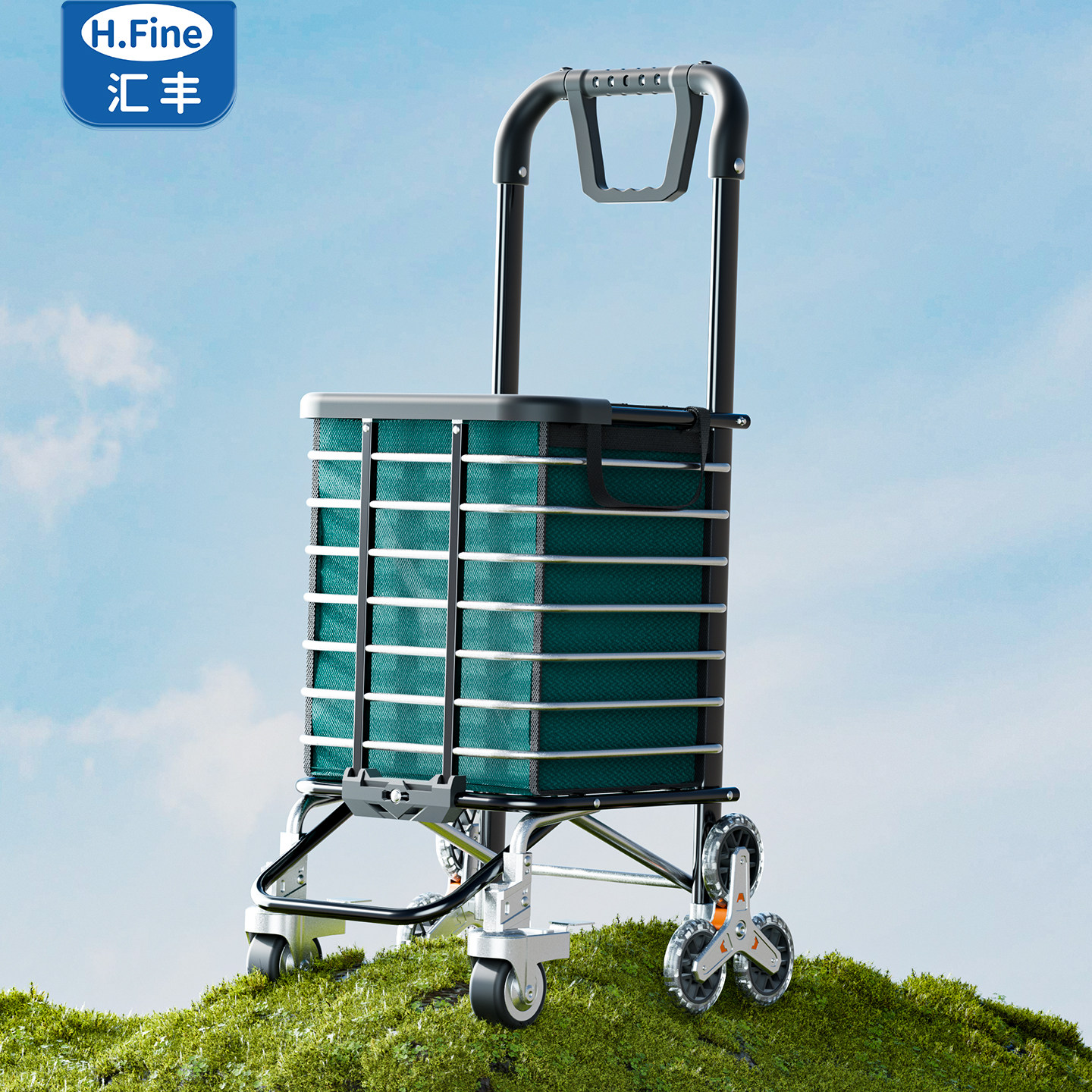 购物车折叠轻便携买菜小拉车家用2026新款拖车露营菜篮快递小推车,户外/登山/野营/旅行用品,户外营地车,淘宝优惠券,粉丝福利购,淘宝优惠卷