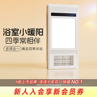 好太太集团HOTATA浴霸照明排气扇一体浴室卫生间暖风机取暖器