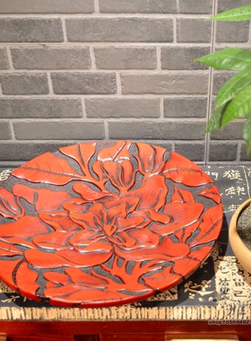 工艺中式风仿古宾馆客栈装饰盘