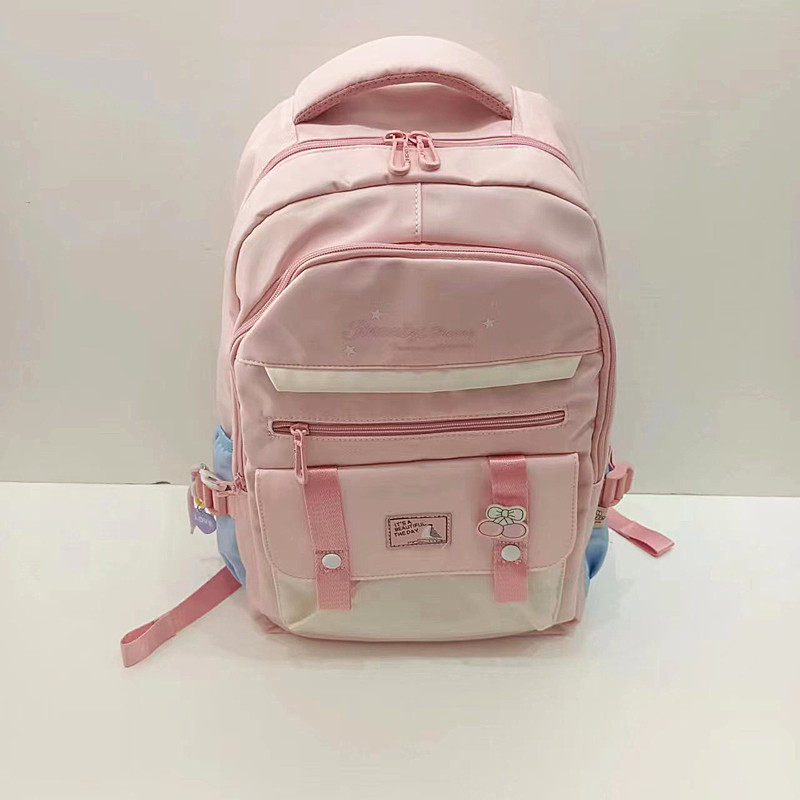 金才子皇商务上学女孩竖款涤纶