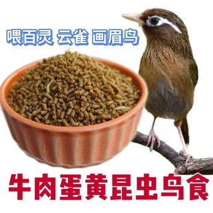 牛肉蛋黄鸟食画眉鸟鸟饲料百灵鸟云雀鸟四喜鸟食