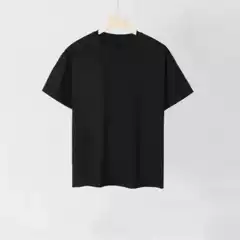 Pure Cotton Round Neck Short Sleeve T-Shirt 483051 E
