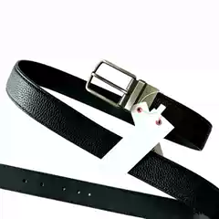La Litchi Pattern Cowhide Belt La Litchi Pattern Cowhide Belt 523109 E