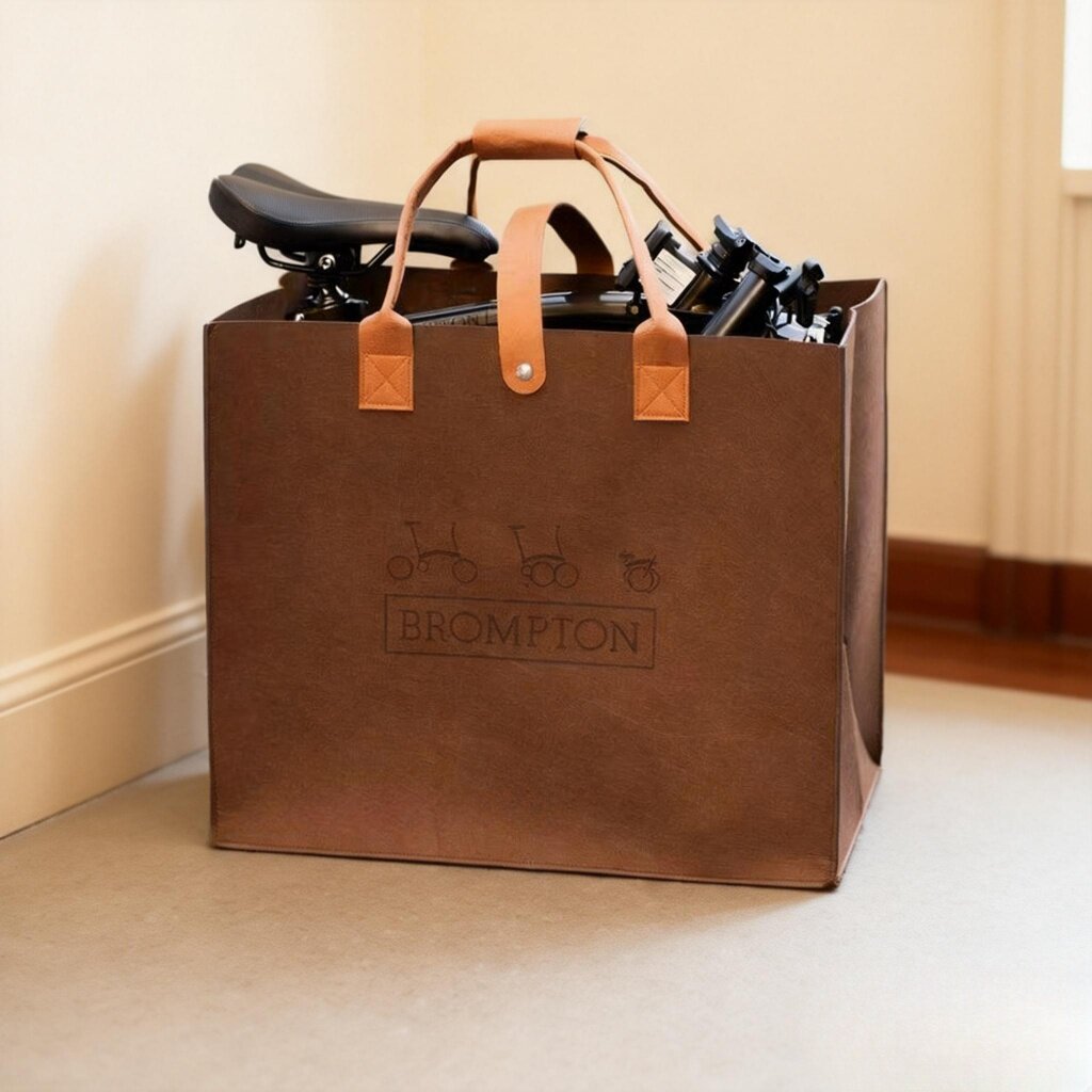 适用于brompton小布国布折叠自行车装车包收纳袋高铁安检包手提袋