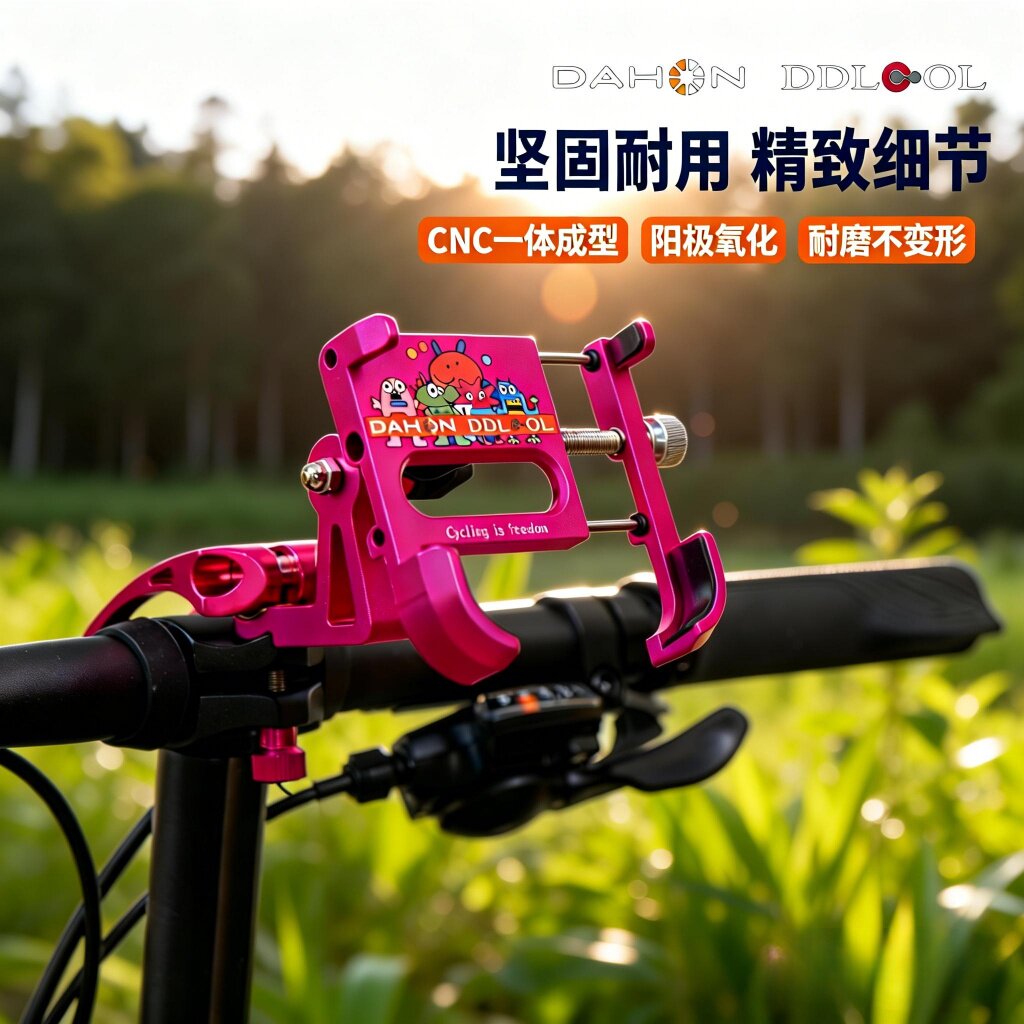 大行p8p10风行燕鸥折叠自行车专用防震导航单车快拆骑行手机支架