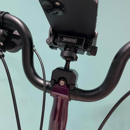 适用于brompton专用小布折叠自行车手机支架可调节不挡摄像头