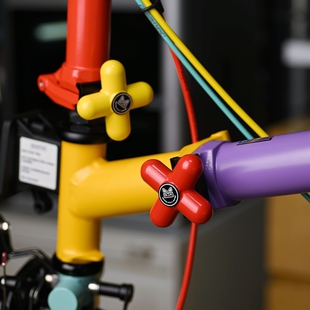 BOOK小布适用于brompton折叠自行车配件改装SPIN-IT十字水龙头