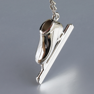 金属速滑冰刀鞋钥匙扣挂件冬奥会纪念品创意礼品精美短道冰鞋