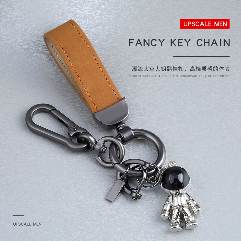 金属太空人暴力熊钥匙挂扣锌合金