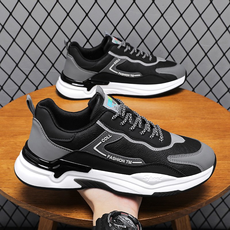 春季男鞋2025新款男士运动休闲跑步防水防滑工地工作劳保老爹潮鞋,流行男鞋,老爹鞋,淘宝优惠券,粉丝福利购,淘宝优惠卷