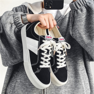 运动休闲系带老北京布鞋 夏季 工作板鞋 帆布男鞋 透气百搭 潮鞋 男士