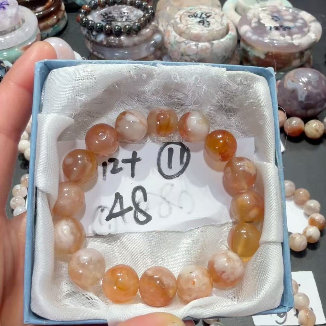 1111樱花玛瑙手串12