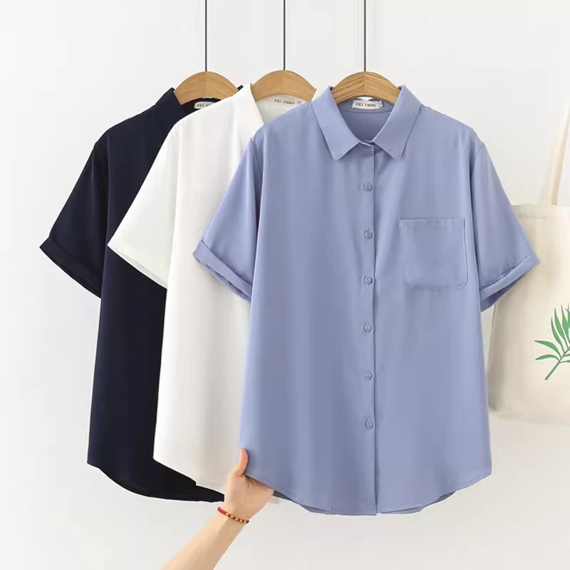 雪纺孕妇白衬衫宽松大码上衣