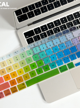 适用于新款苹果macbookpro14 16M1按键保护硅胶膜AIR13pro15简约