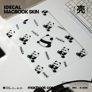 适用苹果笔记本MacBookproair13.3外壳保护膜萌11寸炫彩电脑贴纸