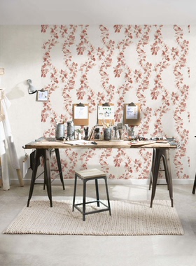 德国进口无纺布新古典树叶背景墙壁纸34494-1 34495-1 34495-2 -3