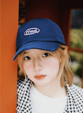 theMADHATcher「ELLIPSE椭圆标签」水洗破坏撞色美式做旧棒球帽