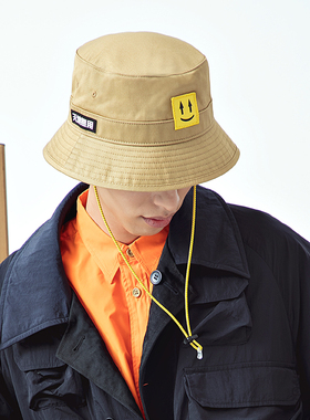 theMADHATcher「天地無用」笑脸百搭休闲渔夫帽水桶露营秋盆帽