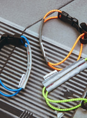 theMADHATcher「MCC 骑行」反光骑行扎带束裤带 夜骑自行车束管带