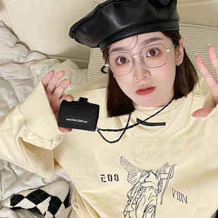 Pro挂绳耳机包保护套苹果 theMADHATcher「矩形徽标」AirPods