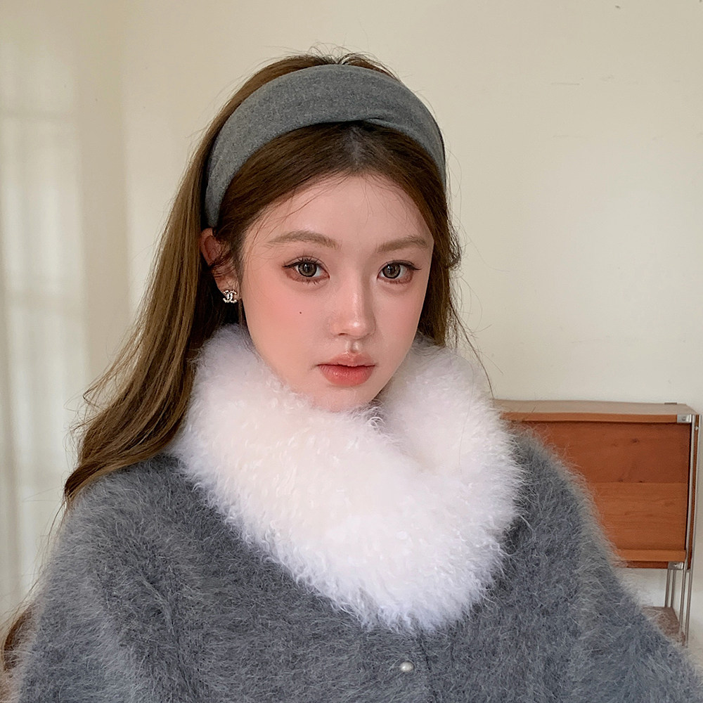 高级感山羊绒皮毛一体围脖百搭保暖獭兔内衬毛领双面皮草围巾女冬,服饰配件/皮带/帽子/围巾,围巾/丝巾/披肩,淘宝优惠券,粉丝福利购,淘宝优惠卷