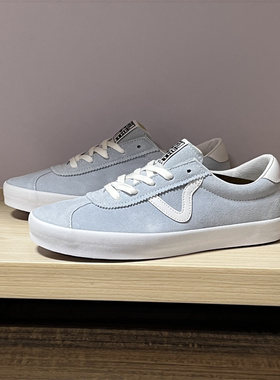 VC体育 天蓝色低帮复古运动休闲板鞋滑板鞋百搭情侣款VN000CTDYF5