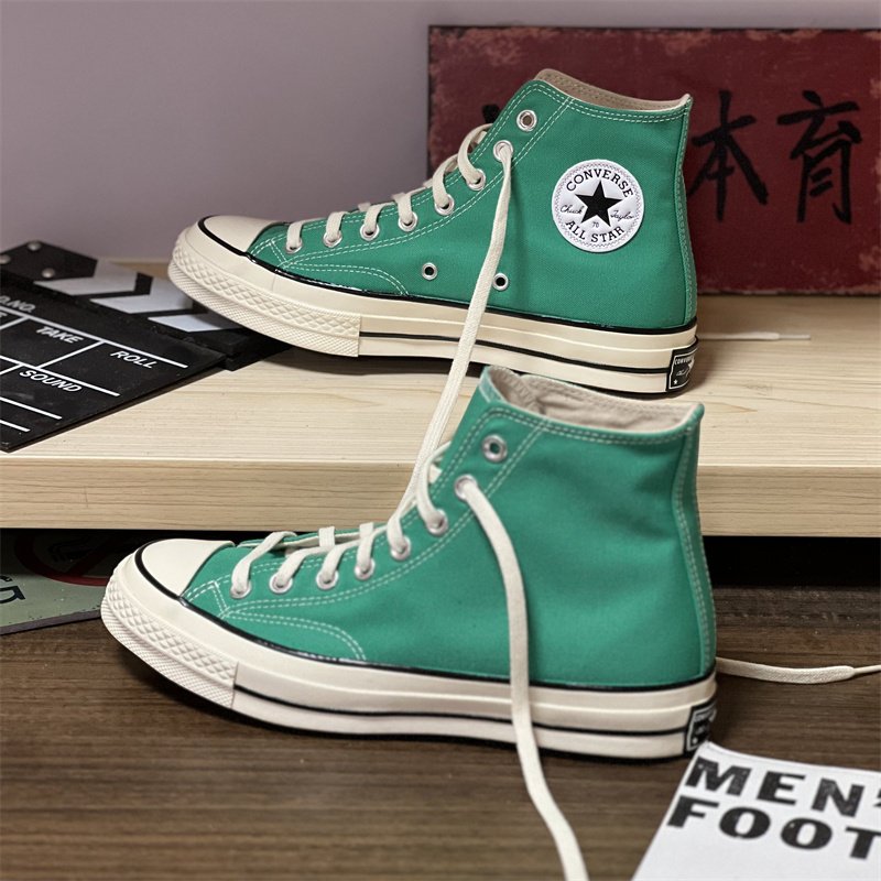 vc体育 converse/匡威1970s孔雀绿高帮帆布鞋男女同款百搭170089c