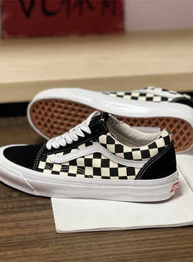 VC体育 VANS Old Skool OG黑白格高端复古休闲板鞋VN0A4P3X639
