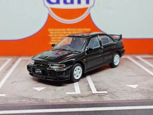 1/64 JKM合金车模三菱EVO3代模型铁底胶胎合金车7代男孩玩具车