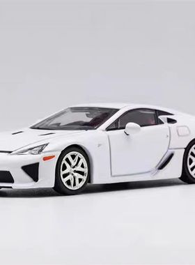DCT 1:64 雷克萨斯LFA跑车  仿真白色合金汽车模型小汽车包邮