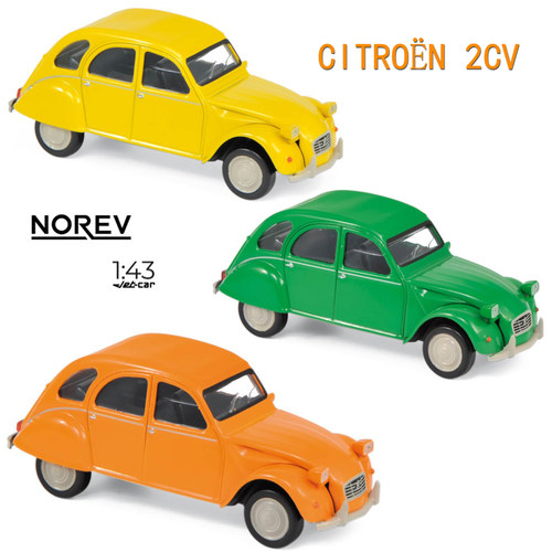 Norev雪铁龙2CV老爷车玩具模型