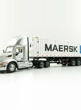 DM 1/50货柜车Peterbilt 579 彼特彼尔特拖头美式卡车集装箱模型