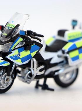 TINY微影1 43 宝*马 Police摩托车香港警车模型限量款AM6199