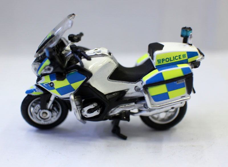 tiny微影police 1 43 宝*马警用摩托车香港警车模型限量款am6199