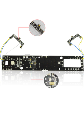 HO火车IC电路PCB板 1 87电动火车模型带声光升级版兼容配件