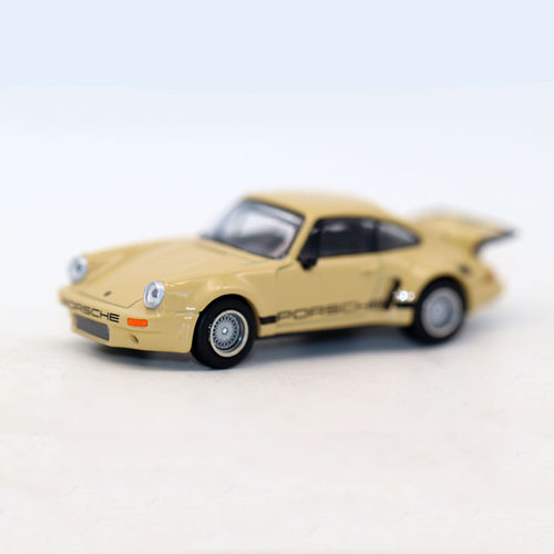 Para 1:64 保时捷 911 Carrera RSR 3.0 跑车模型 合金仿真车摆件