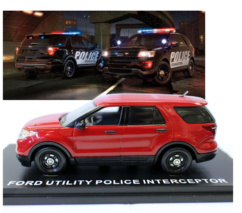 Ford外贸1/43合金探险者特警车模