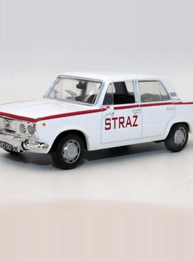 1/43合金车DAFFI POLSKI FAIT 125P菲亚特波兰出租车的士模型
