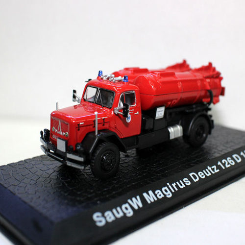 1/72 消防车 SaugW Magirus Deutz 126 D 15 AK 水罐车模型