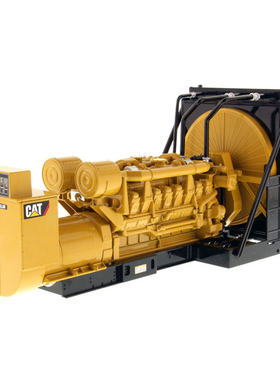 DM卡特1/25 CAT 3516B发电机组模型工程车引擎电机合金摆件85100C