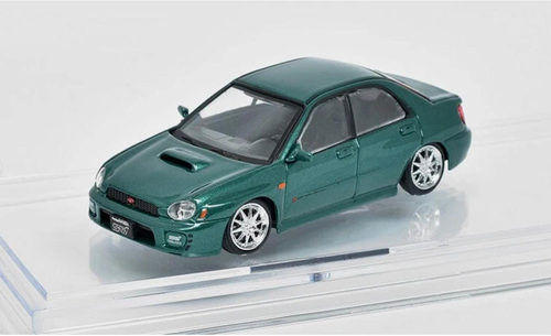 BMC 1/64 合金车 Impreza WRX 2001 斯巴鲁翼豹汽车玩具模型摆件