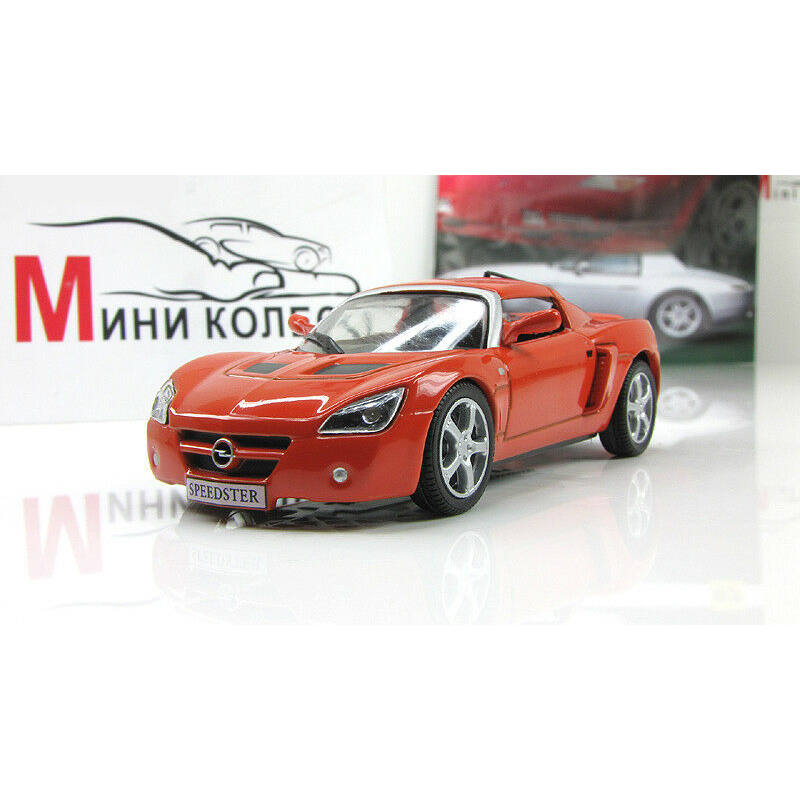 外贸 1/43 合金车 Opel Speedster 欧宝跑车 经典汽车模型摆件