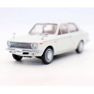 Ebbro合金车1 43 Corolla 1100 1966 丰田卡罗拉汽车模型怀旧经典
