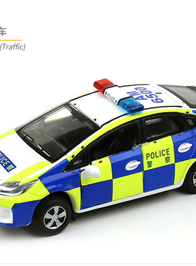 Tiny微影1/64合金车 POLICE CAR 丰T田普锐斯香港警车模型AM6500